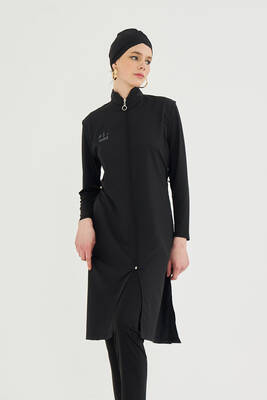 Remsa - Full Cover Islamic Swimsuit T703-116 Black