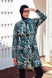 Maresiva - Full Cover Modest Swimsuit Set 2407 Black