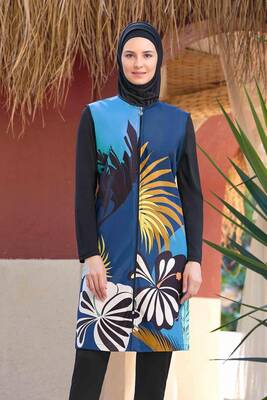 Rozamay - Full Covered Hijab Swimsuit Emília 9262 Black