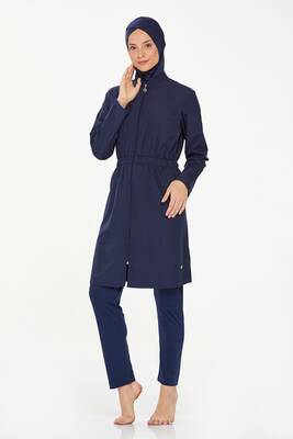 Maresiva - Full Coverage Burkini Agata 8070 Dark Navy Blue (1) Maresiva - Full Coverage Burkini Agata 8070 Dark Navy Blue (1)
