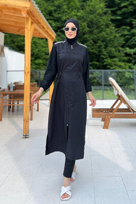 Remsa - Full Coverage Long Single Upper Swimsuit 2351 Black