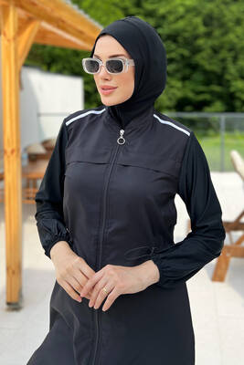 Remsa - Full Coverage Long Single Upper Swimsuit 2351 Black (1)