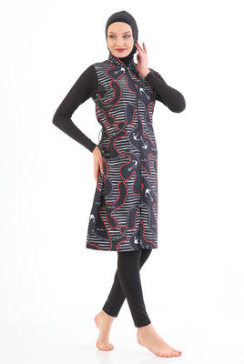 Remsa - Full Coverage Lycra Swimsuit Çiğdem Anchor Remsa - Full Coverage Lycra Swimsuit Çiğdem Anchor