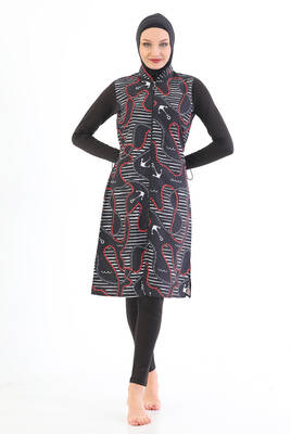 Remsa - Full Coverage Lycra Swimsuit Çiğdem Anchor (1) Remsa - Full Coverage Lycra Swimsuit Çiğdem Anchor (1)