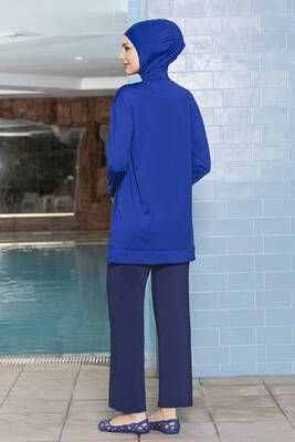 Armes - Full-Coverage Lycra Swimsuit with Front Pocket 1254 Royal Blue (1) Armes - Full-Coverage Lycra Swimsuit with Front Pocket 1254 Royal Blue (1)