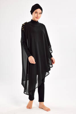 Adasea - 3-Piece Full Coverage Modest Swimsuit With Elegant Pareo Jazmin 4560 Black (1) Adasea - 3-Piece Full Coverage Modest Swimsuit With Elegant Pareo Jazmin 4560 Black (1)