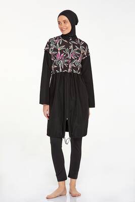 Adasea - Full Covered Swimwear Tansy 1402 Black (1) Adasea - Full Covered Swimwear Tansy 1402 Black (1)