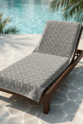 Remsa - Fume Cotton Beach Pool Bath Towel 04