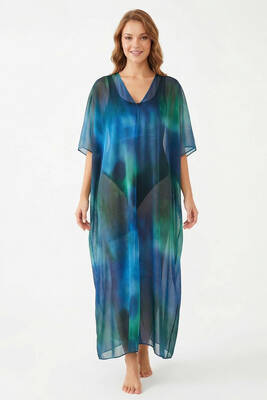 Remsa - Gradient Print Kaftan Pareo (1)