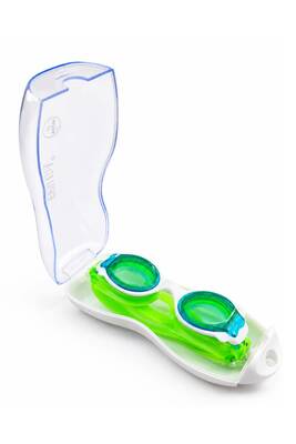 Bermuda - Green Sport Swim Goggles with Adjustable Strap