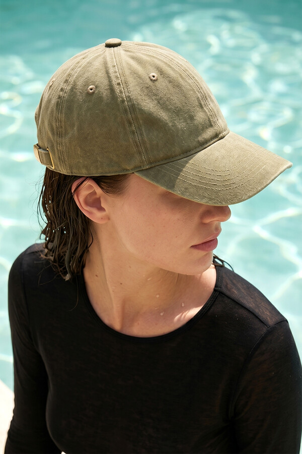 Haki Baseball Cap for Daily Wear - Thumbnail