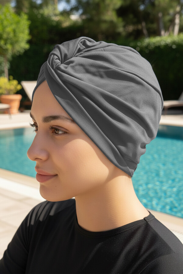 Havuz Deniz Bone R-988 Gri - Thumbnail