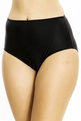 Remsa - High Waist Swim Slip Bikini Bottom 20307 Black Remsa - High Waist Swim Slip Bikini Bottom 20307 Black