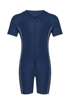 Remsa - Jumpsuit Short Sleeved Shorts Kids Baby Swimsuit 5155 Light Navy Blue Remsa - Jumpsuit Short Sleeved Shorts Kids Baby Swimsuit 5155 Light Navy Blue