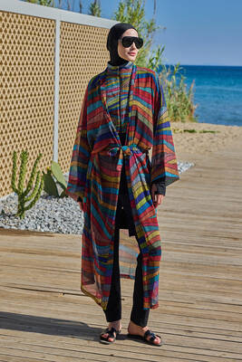 Remsa - Kaftan Kimono Pareo Overlay for Modest Swimwear