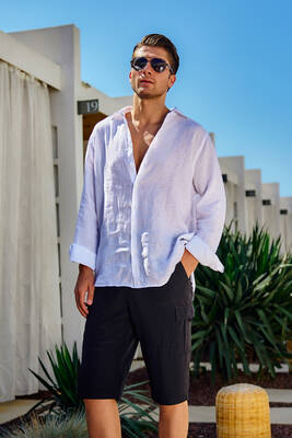 Remsa Mayo - Kargo Cep Erkek Şort Kapri Mayo RKS-09 Siyah Remsa Mayo - Kargo Cep Erkek Şort Kapri Mayo RKS-09 Siyah