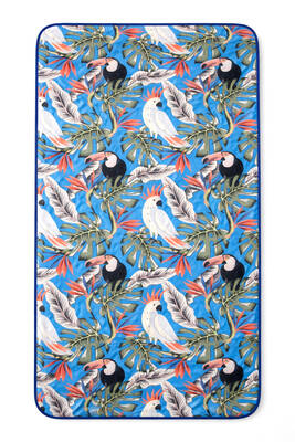 Remsa - Katlanabilir Su Geçirmez Plaj Halısı Kamp Bahçe Balkon Matı 01 Papağan (1)