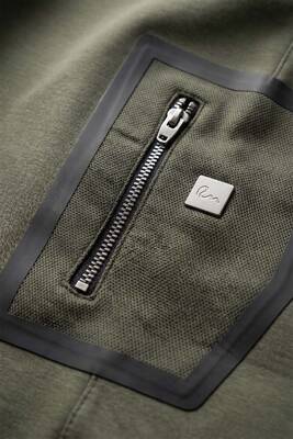 Remsa - Khaki Knit Casual Shorts (1)