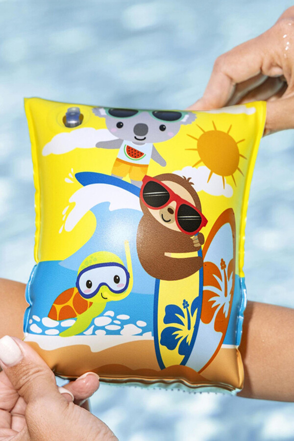 Kids 3-6 Year Water Play Arm Float 01 Yellow - Thumbnail