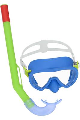 Bestway - Kids 3+ Diving Goggle Mask Snorkel Set 01 Green (1)