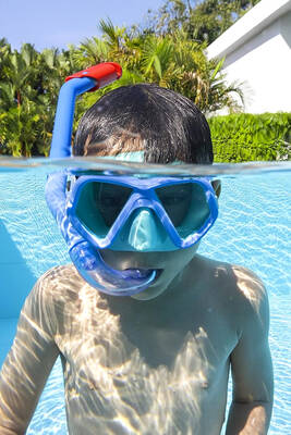 Bestway - Kids 3+ Diving Mask and Snorkel Set Blue
