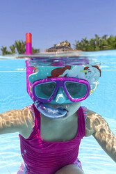 Bestway - Kids 3+ Diving Goggle Mask Unicorn Detail Snorkel Set