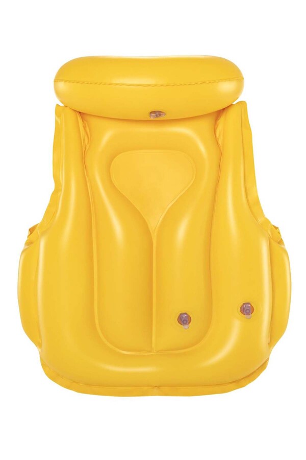 Kids Inflatable Swim Vest 3-6 Years Yellow - Thumbnail