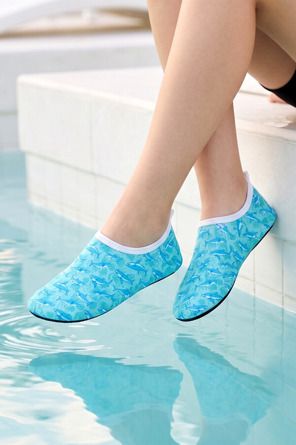 Kids Non-Slip Sea and Pool Water Shoes 08 Mint01 - Thumbnail