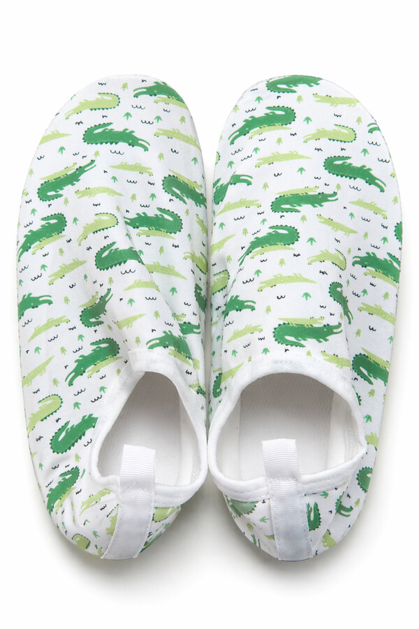 Kids Non-Slip Sea and Pool Water Shoes 16 White01 - Thumbnail