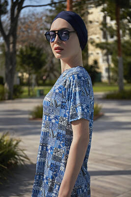 Remsa Mayo - Kısa Kollu Likralı Taytlı Yarı Kapalı Mayo R4903 Saliha (1) Remsa Mayo - Kısa Kollu Likralı Taytlı Yarı Kapalı Mayo R4903 Saliha (1)