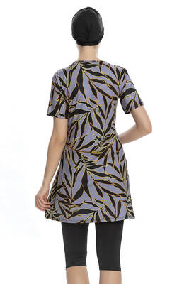 Armes - Kısa Kollu Yarı Kapalı Mayo 201-502 Siyah (1)