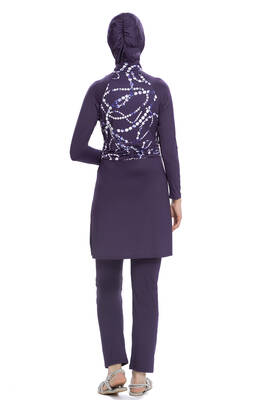 Armes - Likralı Tam Kapalı Mayo 259-23 Mor (1) Armes - Likralı Tam Kapalı Mayo 259-23 Mor (1)