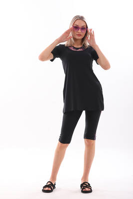 Remsa - Likralı Yarı Kapalı Mayo 2416 Amber Mor (1)