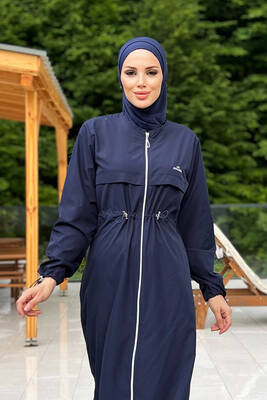 Adasea - Long Full-Length Parachute Fully Covered Modest Swimwear Chaand 1267 Dark Navy Remsa Swimwear (1) Adasea - Long Full-Length Parachute Fully Covered Modest Swimwear Chaand 1267 Dark Navy Remsa Swimwear (1)