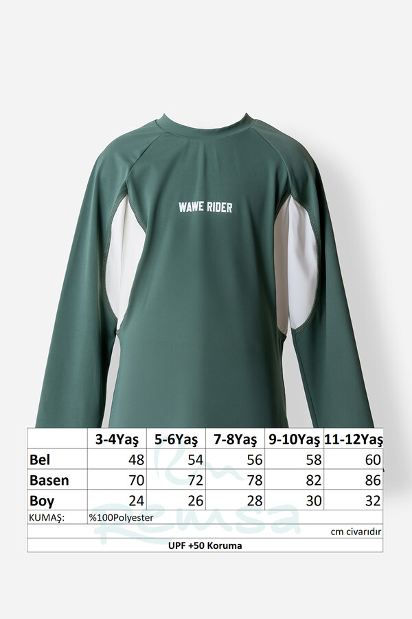 Long-Sleeved Swim Top for Boys - Thumbnail