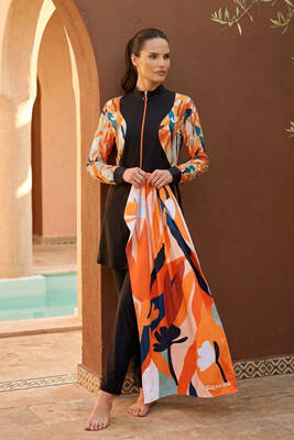 Remsa - Lotus Print Beach Towel (1)