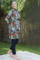 Remsa - Lycra Full Cover Islamic Swimsuit 2408-4