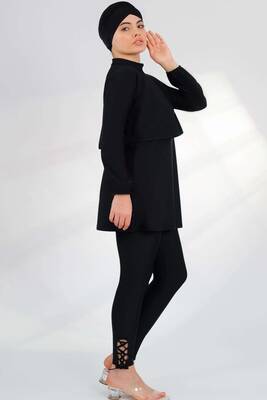 Remsa - Lycra Full Coverage Modest Burkini 2238 Sena Black (1) Remsa - Lycra Full Coverage Modest Burkini 2238 Sena Black (1)