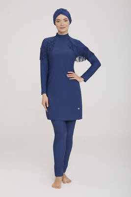 Remsa - Lycra Fully Covered Hijab Swimsuit Ramira 4105 Light Navy Blue Remsa Swimsuit (1) Remsa - Lycra Fully Covered Hijab Swimsuit Ramira 4105 Light Navy Blue Remsa Swimsuit (1)