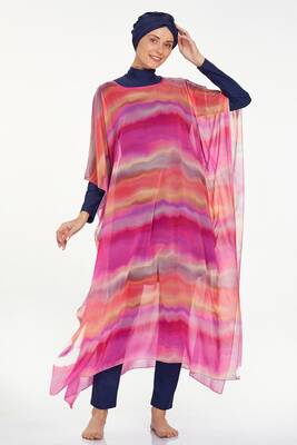 Adasea - Mayo Üzerine Tek Pareo Kaftan Trıana 6100 Fuşya (1) Adasea - Mayo Üzerine Tek Pareo Kaftan Trıana 6100 Fuşya (1)
