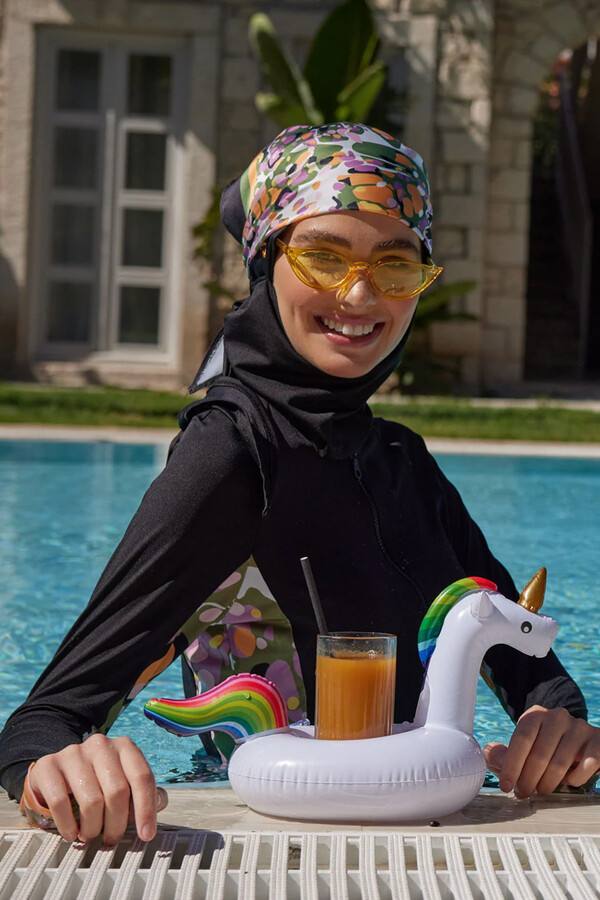 Mayovera Bomber Style 02 One Top Fully Covered Hijab Swimsuit Remsa Swimsuit