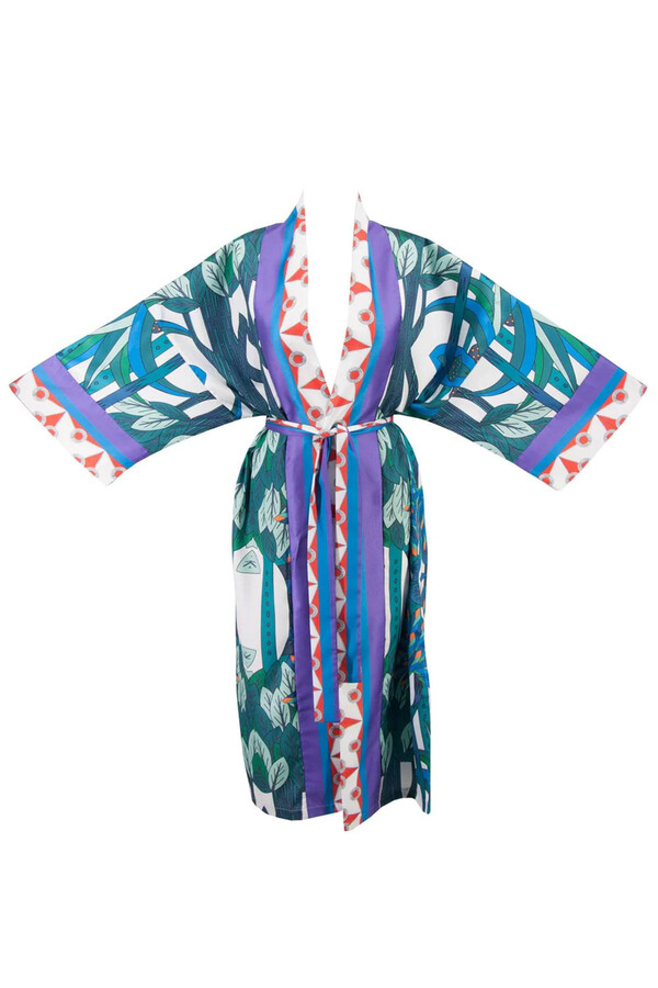 Mayovera Far East Kimono Kaftan Pareo Remsa Mayo - Thumbnail