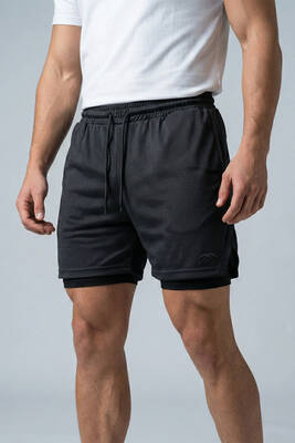 Remsa - Men's Athletic Tights Shorts 2062 Black (1)