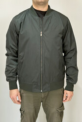Remsa - Men's Bomber Collar Mid-Season Jacket REU-9127 Khaki