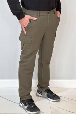 Remsa - Men's Cargo Pocket Raised Trousers REA-9707 Khaki (1)