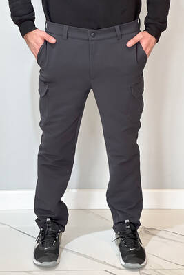 Remsa - Men's Cargo Pocket Raised Trousers REA-9707 Navy Blue Remsa - Men's Cargo Pocket Raised Trousers REA-9707 Navy Blue