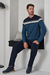 Remsa - Men's Cotton Pajama Set 8205 Teal