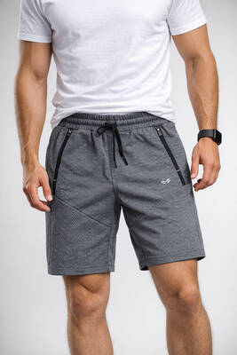 Remsa - Men's Cotton Twill Capri Shorts in Grey