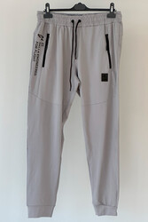 Remsa Spor - Men's Diver Fabric Cuffed Bottoms with 3 Pockets Sweatpants 6992 Gray
