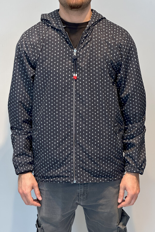 Men's Double-Sided Seasonal Jacket Top REU-24726 Navy - Thumbnail